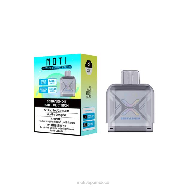 MOTI Go Pro vaina desechable baya limon V02Z90 MOTI Vape Recargable