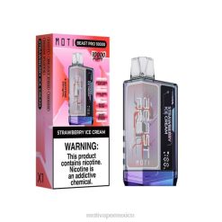 MOTI Beast Pro vaporizador desechable (5%, 10000 inhalaciones) helado de fresa V02Z50 MOTI Vape Recargable