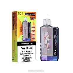 MOTI Beast Pro vaporizador desechable (5%, 10000 inhalaciones) kiwi fresa V02Z51 MOTI Vape México