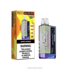 MOTI Beast Pro vaporizador desechable (5%, 10000 inhalaciones) mango naranja V02Z47 MOTI Vape Review