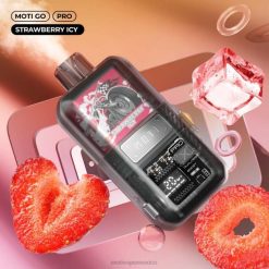 MOTI Go Pro vaporizador desechable (5%, 12000 inhalaciones) fresa helada V02Z22 MOTI Vape Mexico City