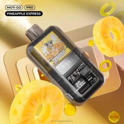 MOTI Go Pro vaporizador desechable (5%, 12000 inhalaciones) Piña rápida V02Z17 MOTI Vape Review
