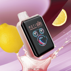 MOTI Triplus Vape desechable de 20k (5%, 20000 inhalaciones) limonada rosa V02Z8 MOTI Vape Desechable